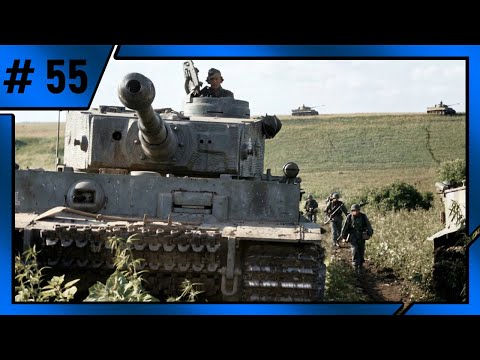 Desperate Tank Attack by Tiger Tanks on Allied Forces Positions. Memoirs of General.