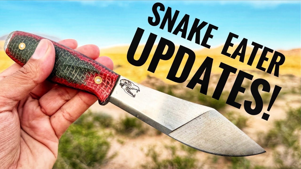 Snake Eater Updates: First Batch ETA, Steel Material, Changes, Sheath Options!
