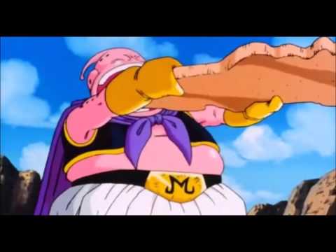 DBZ-Majin Buu turns Dabura into a cookie and EATS him