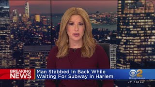 Man stabbed at Harlem subway station
