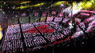 Ligabue live @ Arena - 20/09/2013 Quando canterai la tua canzone coreografia