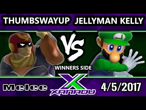 S@X 196 - ThumbsWayUp (Captain Falcon) Vs. Jellyman Kelly (Luigi) - SSBM Tournament - Smash Melee