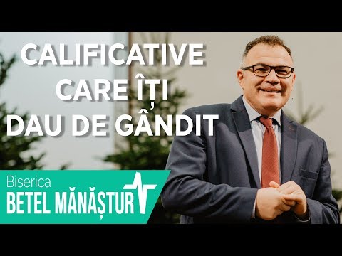 Calificative care îți dau de gândit | Marius Sabou