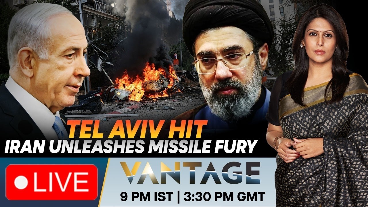 LIVE: Iranian Missiles Hit Tel Aviv; War Continues Despite Talks | Vantage with Palki Sharma | N18G