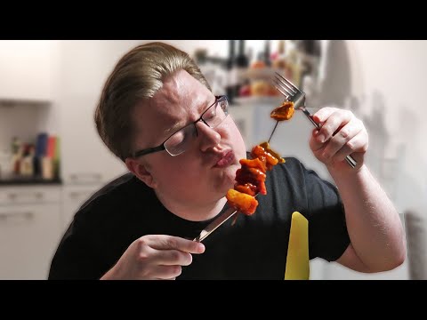 Pedda kocht Schaschlik (mit BACKOFENPOMMES)