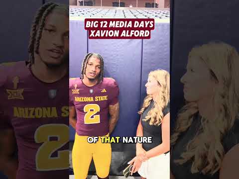 Xavion Alford's Big 12 Media Days- Faith Lynch