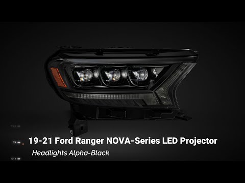 AlphaRex 2019-2021 Ford Ranger NOVA-Series LED Projector Headlights