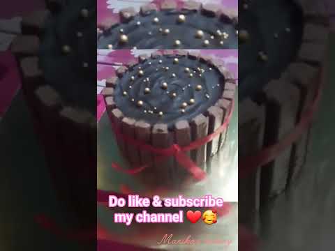 ||chocolate cake decoration video||#cakeart #cakedecorating #shorts  #followformore 🤗❤️❤️