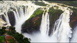 Jog Falls  2019  Aerial Film  Karnataka One State 