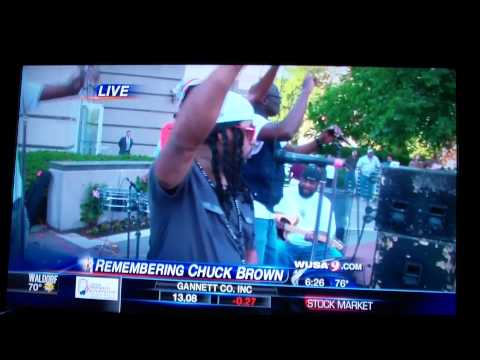 Chuck Brown  Tribute live on WUSA 9 News (CBS) - Backyard Band
