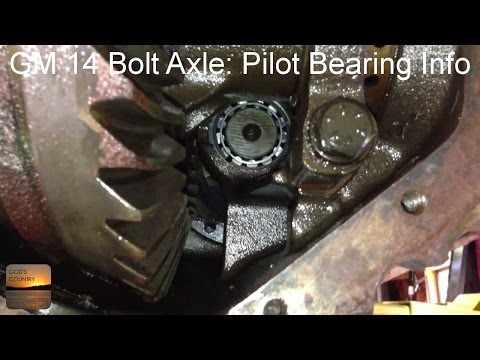 GM 14 Bolt Axle - Pilot or Straddle Bearing Information