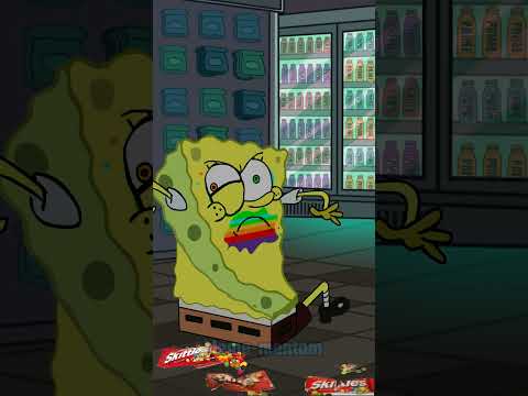 Skittles meme spongebob(Animation Meme)#shorts
