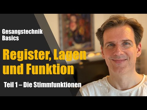 Vocal Technique Basics - Registers, Positions and Function - Part 1/3 - The Vocal Functions