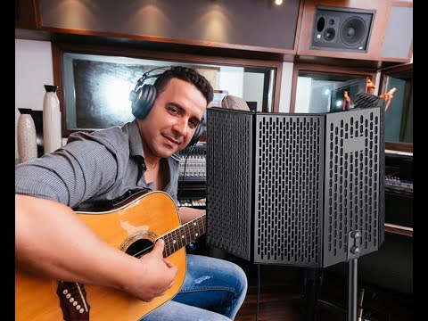 Bouclier d'isolation de microphone insonorisé en métal