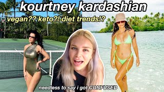 EATING like KOURTNEY KARDASHIAN for a DAY | her diet, keto vs. vegan, gluten-free *so much to unpack