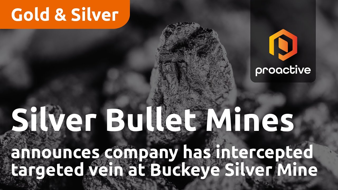 Silver Bullet Mines announces company has intercepted targeted vein at Buckeye Silver Mine