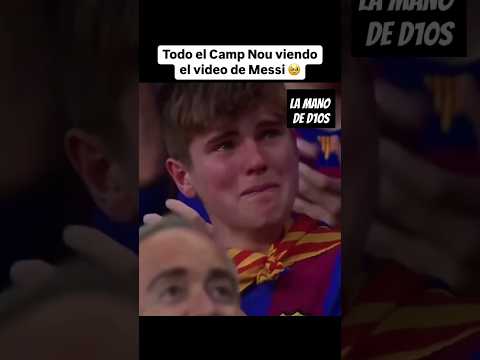 EL DIA QUE EL CAMP NOU SE DESPIDIO DE MESSI