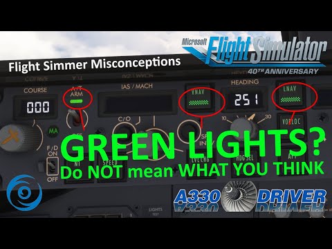 Common Simmer Mistakes | The REAL MEANING of GREEN LIGHTS on your MCP | Real Airline Pilot