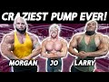 BIGGEST Chest Pump in HISTORY! ft Larry Wheels, Joesthetics, Morgan Aste