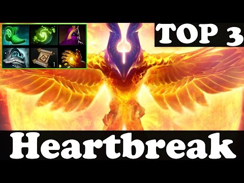 Dota 2 - Heartbreak TOP 3 in Dotabuff Phoenix vol 28 - Pub Match Gameplay