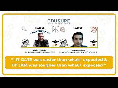 Rithwik Jaiswal — IIT JAM + GATE