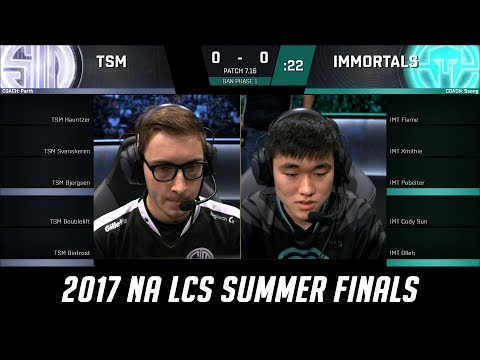 TSM vs IMT - Game 1 Grand Finals S7 NA LCS Summer 2017  - Team SoloMid vs Immortals