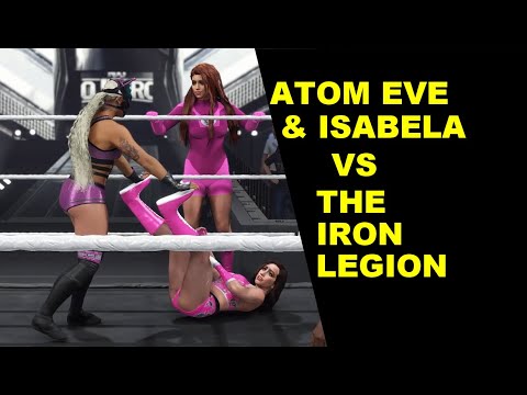 WWE 2K25 Atom Eve & Isabela vs The Iron Legion