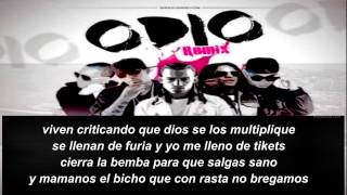 Baby Rasta y Gringo Ft Nengo Flow, Tego Calderon y Arcangel - Odio (Official Remix)(Con Letra) 2014✓