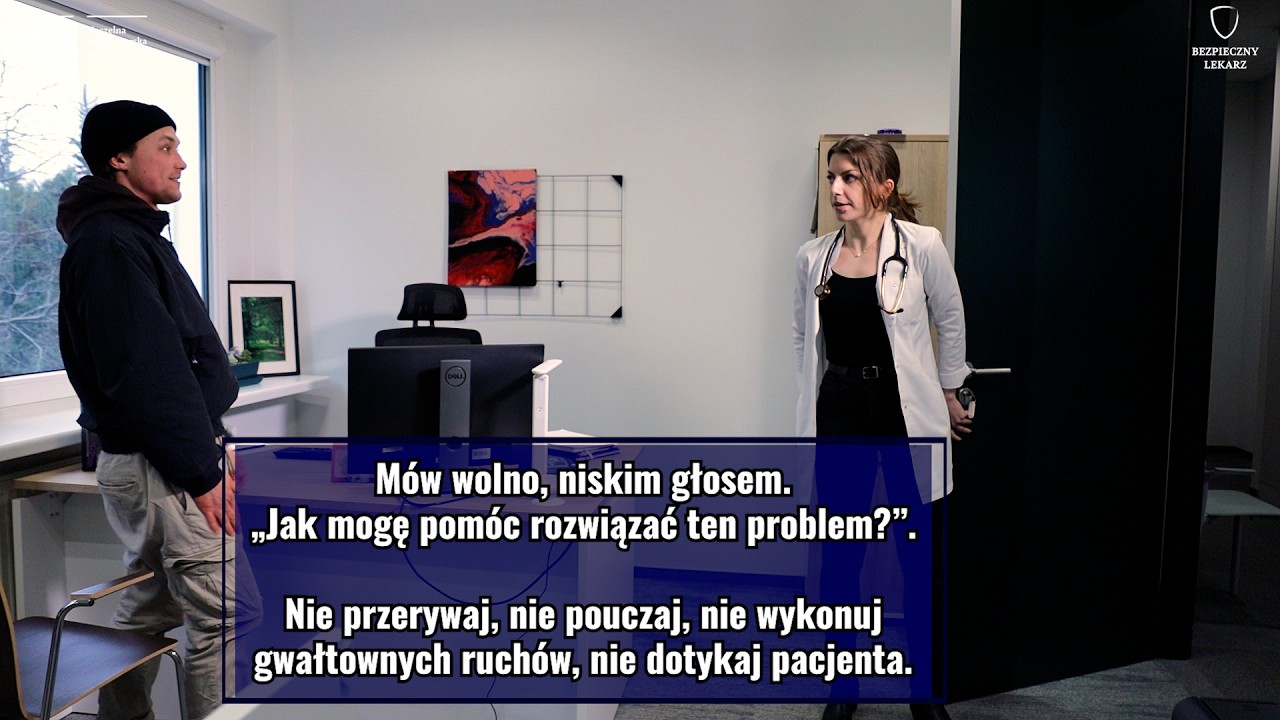 Wariant 1. Lekarz samodzielnie opuszcza gabinet