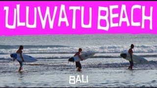 preview picture of video 'Uluwatu Beach : Le Spot de surf à Bali ! [Voyage de Bali à Lombok #3]'