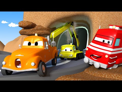 Troy der Zug -  Festgefahren im Berg  - Autopolis 🚄 Lastwagen Zeichentrickfilme für Kinder