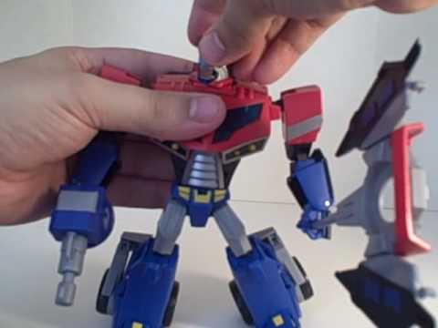 Transformers Animated Voyager Earth Optimus Prime Review