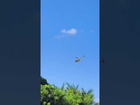 Rasante do Helicóptero Robson da Polícia de militar do Paraná em Porto Rico PR
