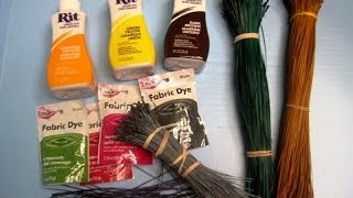 How to dye pine needles ~ Featuring Miriam Joy