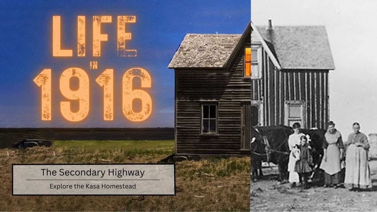Walk & Explore the Ghostly Rooms of an Abandoned House on the Alberta Prairies: The Kasa House 1916