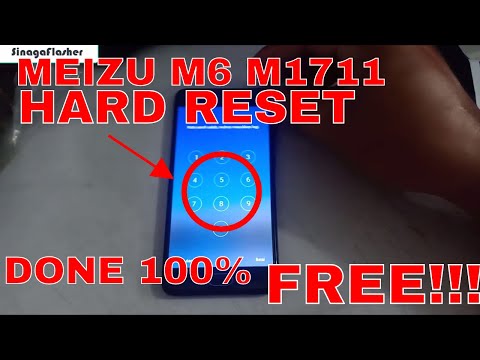 HARD RESET MEIZU M6 M1711 WITH FLASHTOOL DONE 100%  FREE