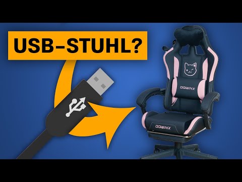 DOWINX Gaming-Stuhl im Test & Praxis-Check: Mit Massagefunktion!