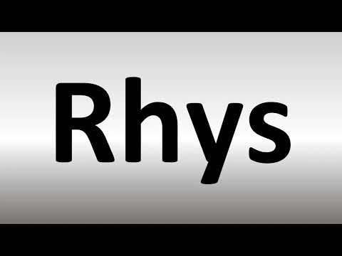 How to Pronounce Rhys