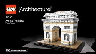 LEGO Architecture Триумфальная арка (21036) - відео 3