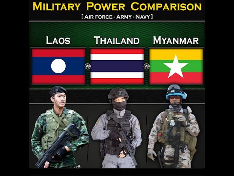 Laos vs Thailand vs Myanmar | Military Power Comparison 2024 | Global Power