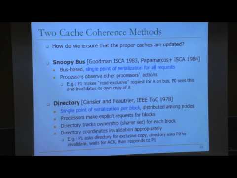 Lecture 31 - Consistency & Coherence - Carnegie Mellon - Computer Architecture 2013 - Onur Mutlu