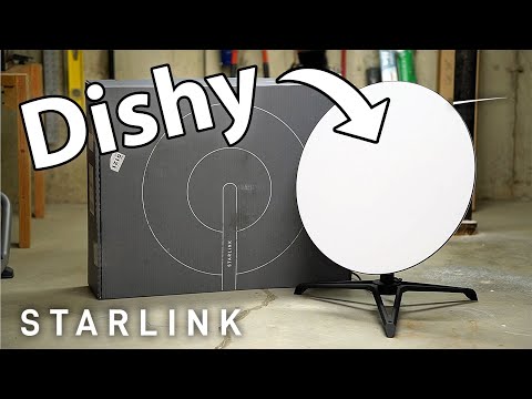 I took SpaceX's Starlink 'Dishy' to my cousin's farm!