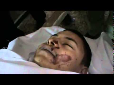 جثمان محمود محمد ديب الريس في دير بعلبة في مدينة حمص