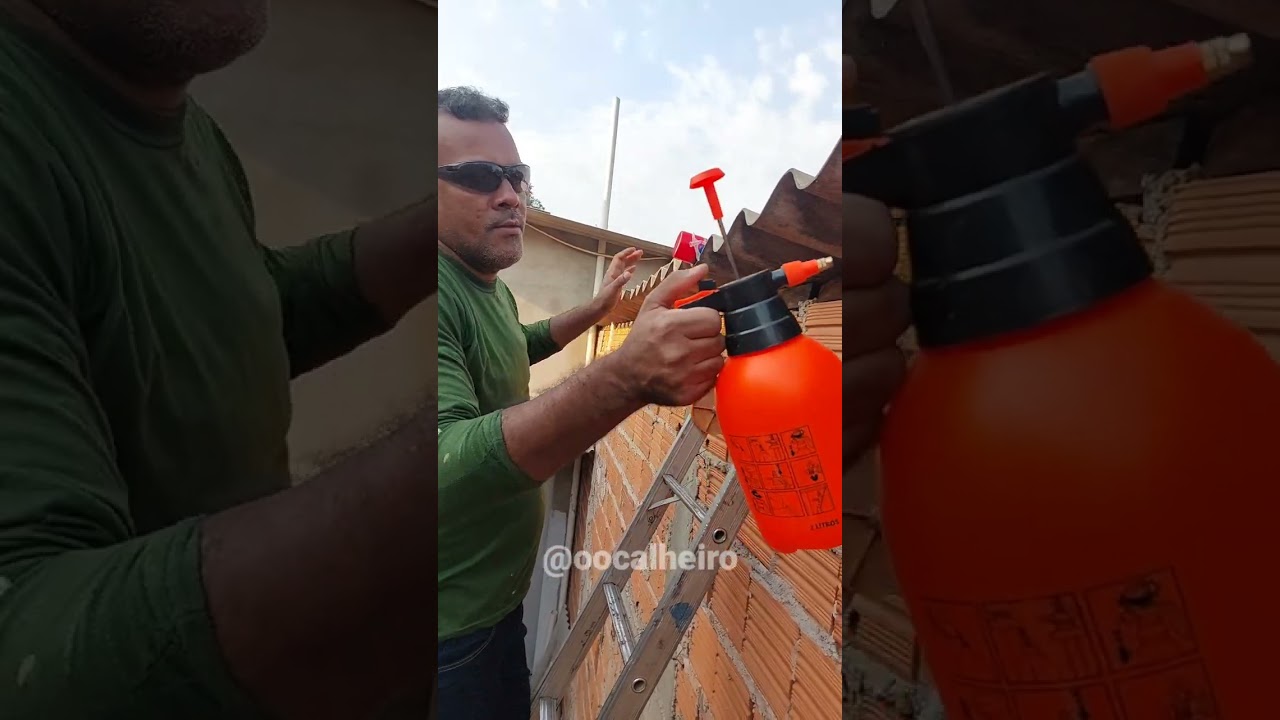 fechando vão de telhado com espuma  expansiva