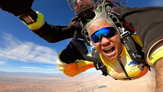 Rosalind DeMello - Tandem Skydive in Las Vegas at Skydive Fyrosity®