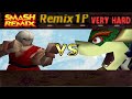 Smash Remix Classic Mode Remix 1P Gameplay With Ken VERY HARD