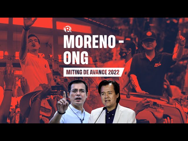 HIGHLIGHTS: Moreno-Ong miting de avance – 2022 Philippine elections