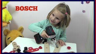 BOSCH Akkuschrauber / Bohrmaschine für Kinder ♥ Review & Vorführung