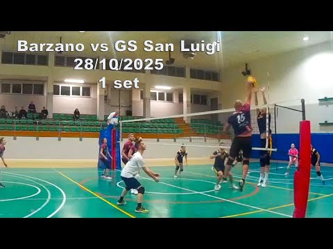 1 set  Barzanó vs GS San Luigi 28.10.25