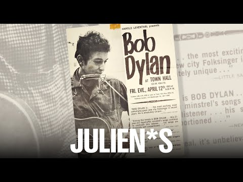 Celebrating Bob Dylan | Rare 1963 Town Hall First Solo Performance Handbill & Programs